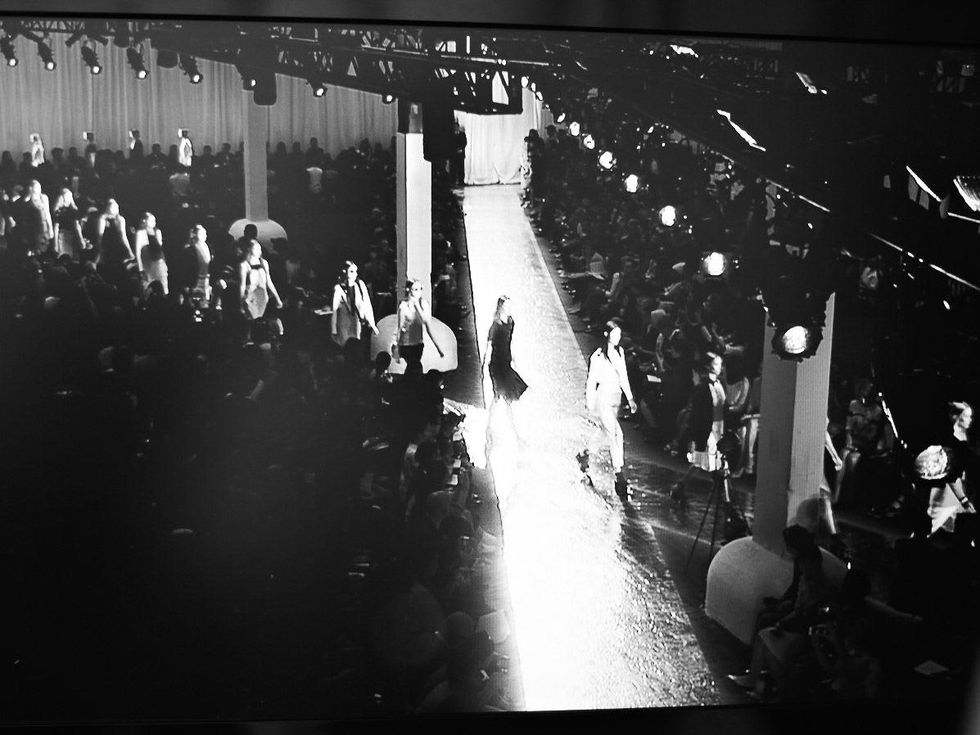 1 Fashion Week spring summer 2014 Rag & Bone bw scene from show