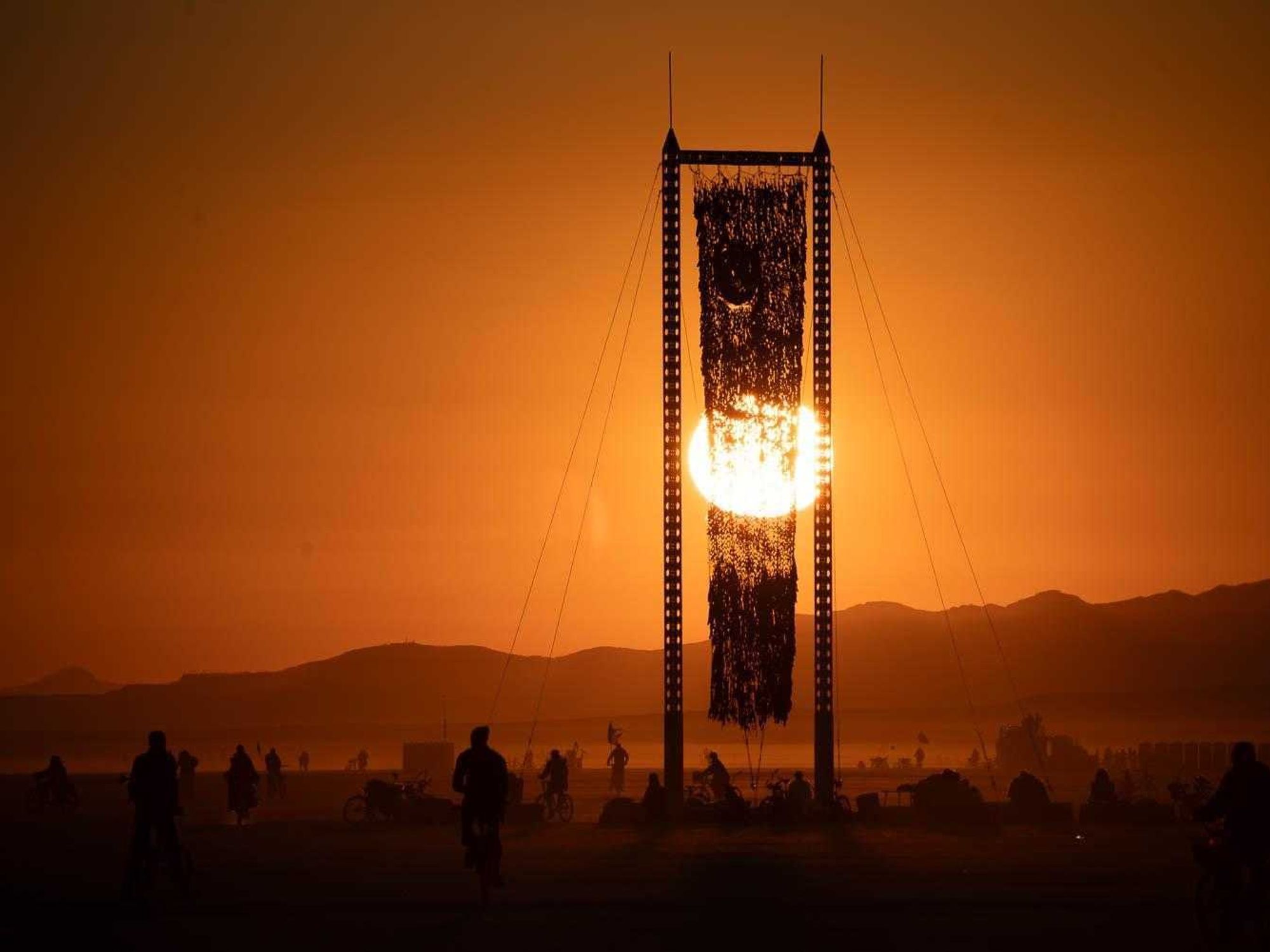 1,000 Hands Burning Man