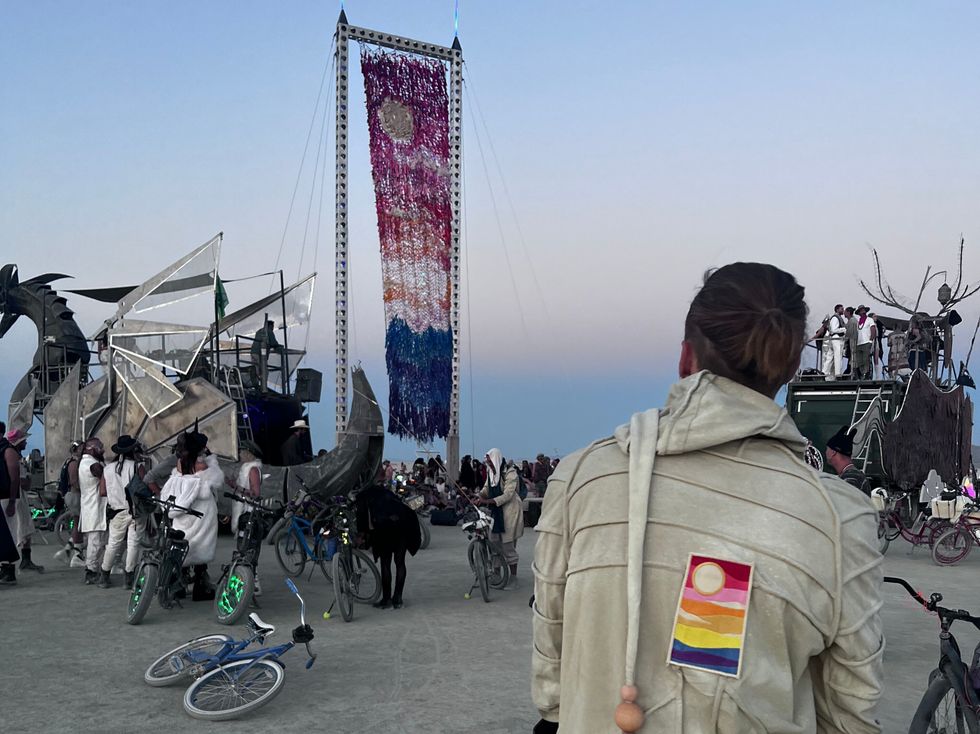 1,000 Hands Burning Man