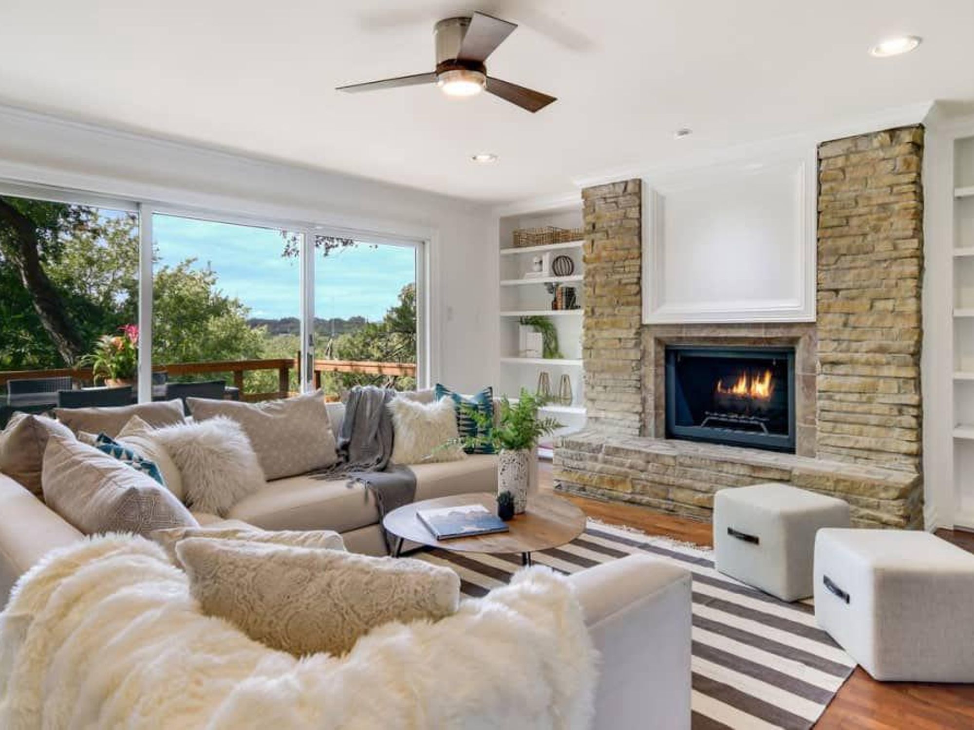 1002 Lund St. was on the market for about three months without staging — once staged, it sold in a matter of weeks.