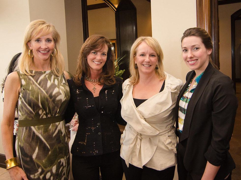 11 Alyce Alston party April 2013 Tricia Dewhurst, Shannon Janek, Alyce Alston and Caitlin Ryan