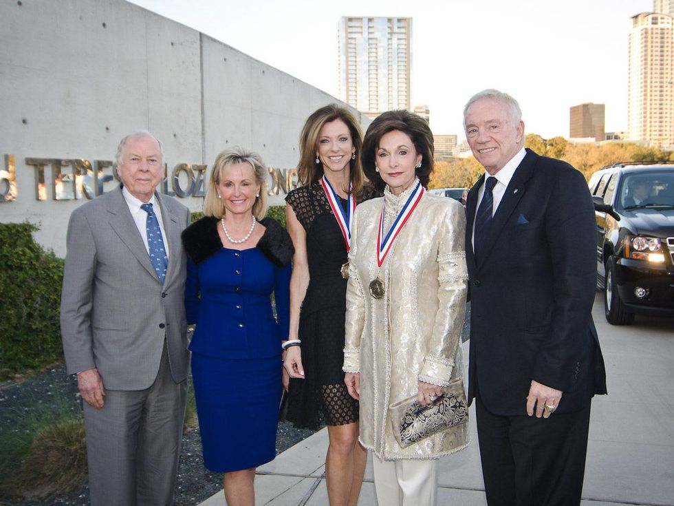 11, Texas Medal of Arts, March 2013, 5739, T. Boone Pickens, Toni Brinker, Charlotte Jones Anderson, Gene Jones, Jerry Jones