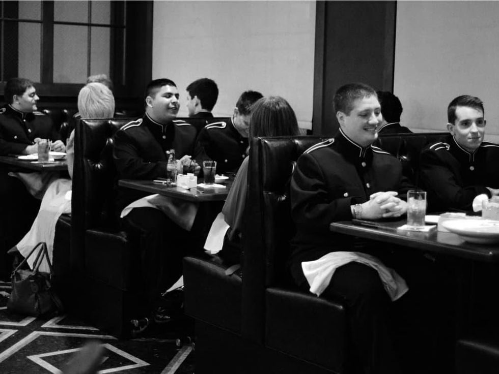 119 at George H.W. Bush's 90th birthday party April 2014 at Palm Houston