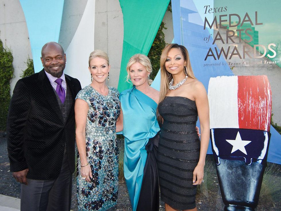 14, Texas Medal of Arts, March 2013, 5762, Emmitt Smith, Marita Fairbanks, Kelli Blanton, Pat Smith