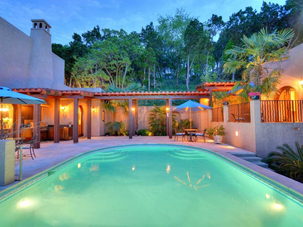 1516 Wild Cat Hollow Austin home house West Lake Hills 2015 pool courtyard