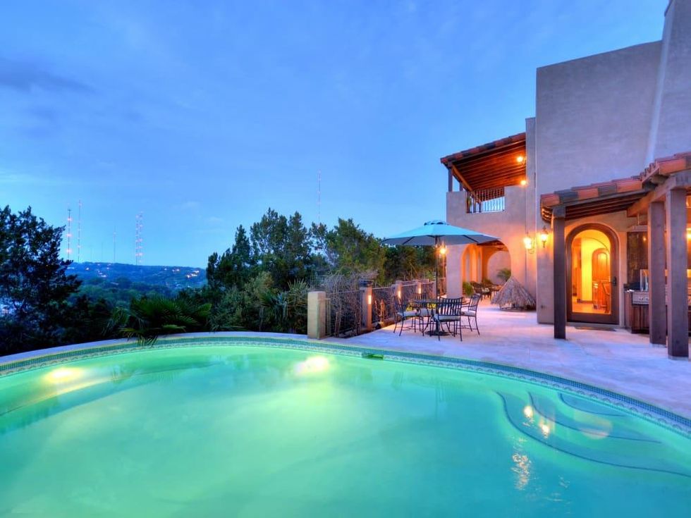 1516 Wild Cat Hollow Austin home house West Lake Hills 2015 pool hill country view