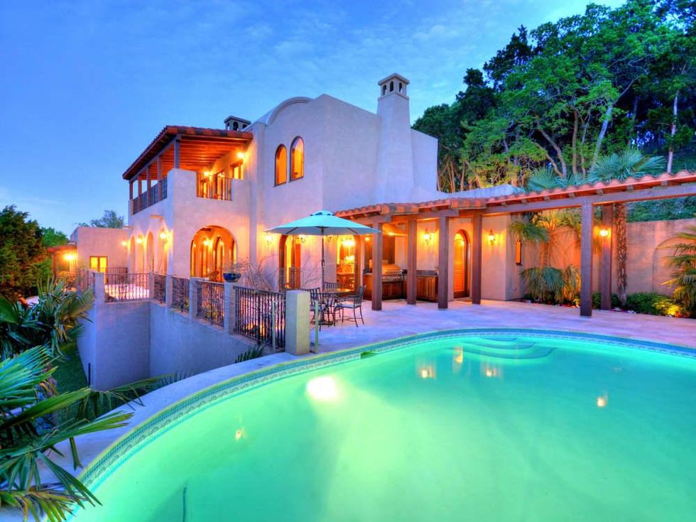 1516 Wild Cat Hollow Austin home house West Lake Hills 2015 pool house