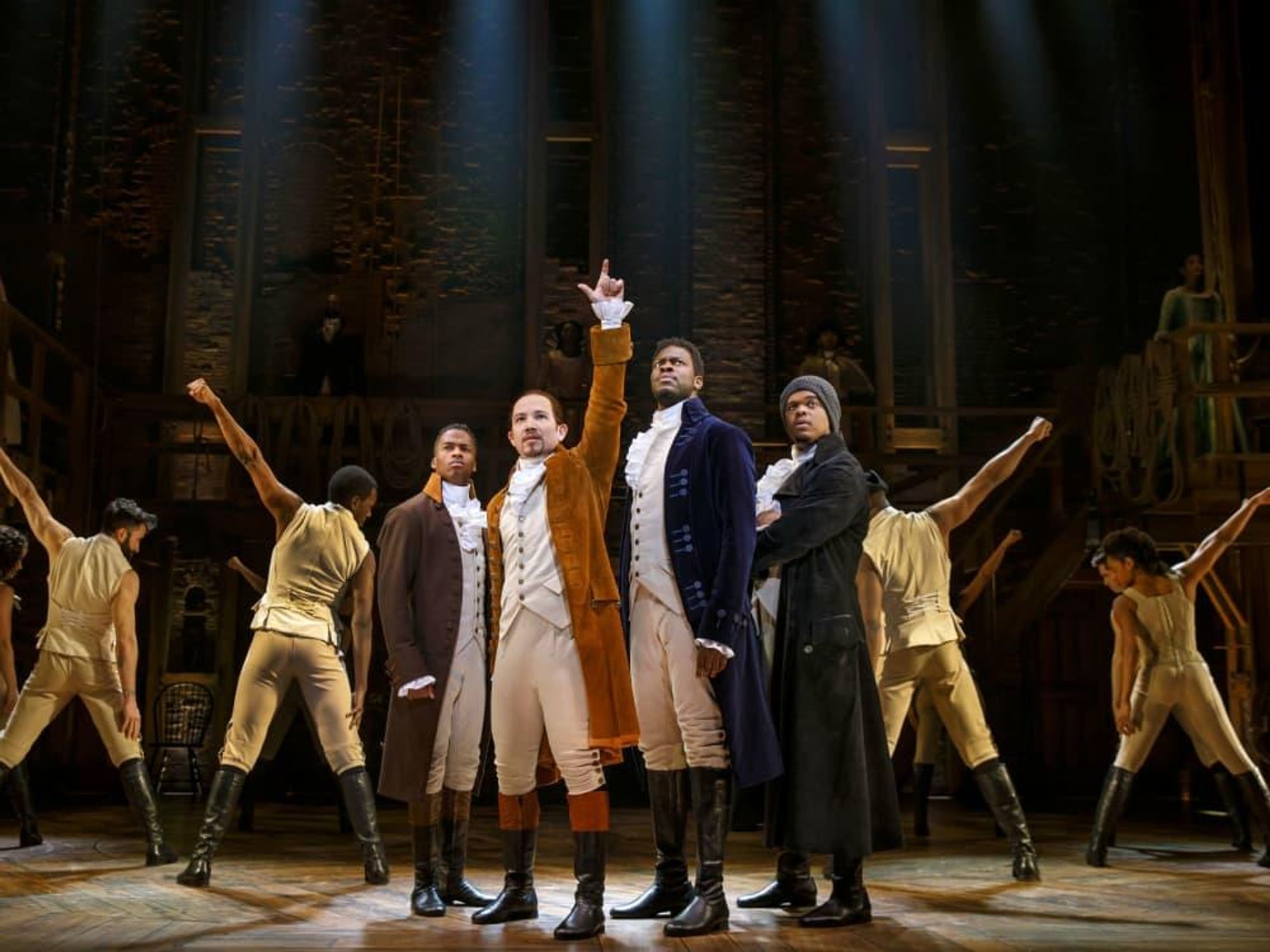 2018 touring cast of Hamilton
