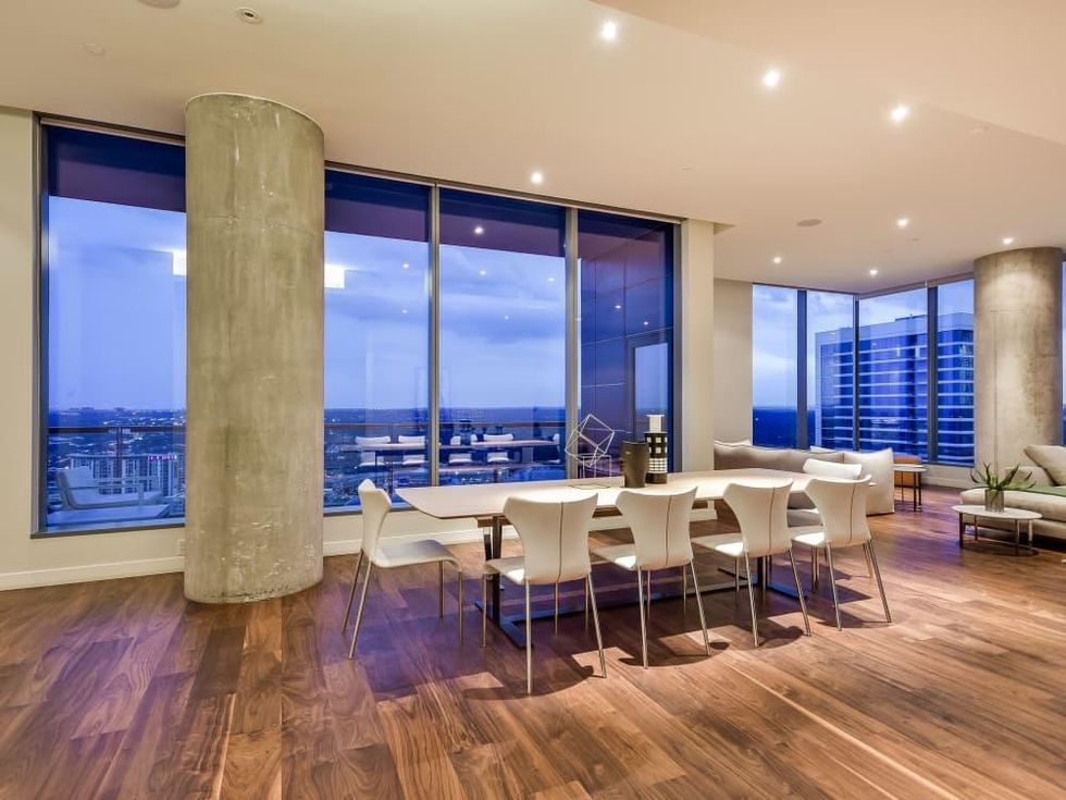 210 Lavaca Austin condo for sale dining room