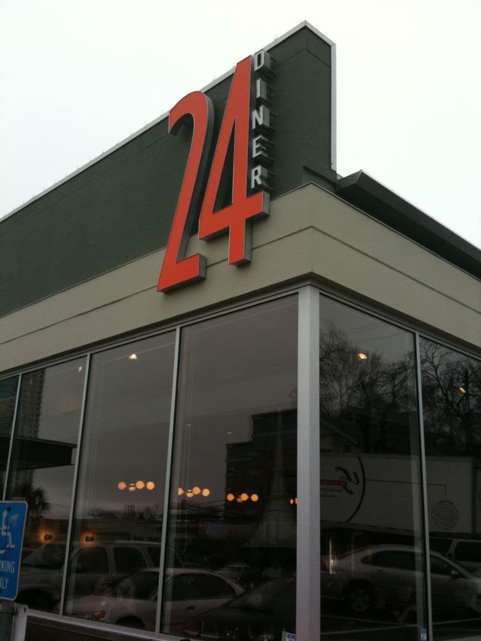 24 Diner Exterior
