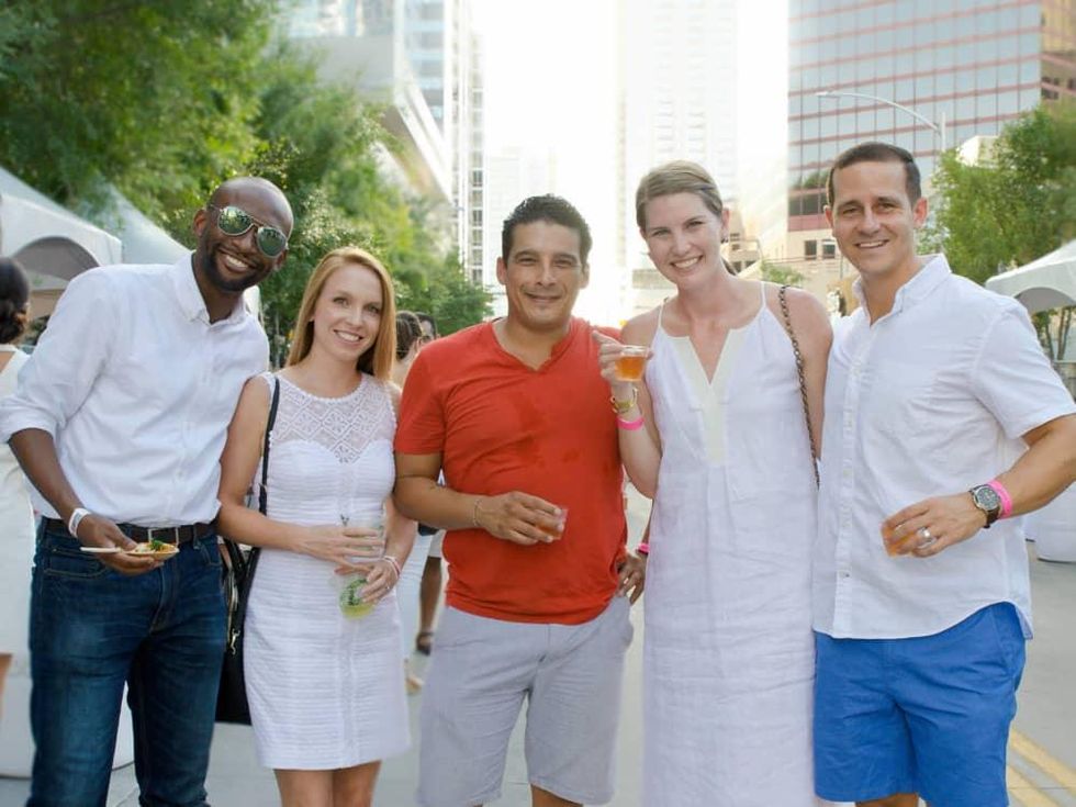 2nd Street District White Linen Night 2016 Richard Rashad Romeo III Corey Romeo Liz Eicks Ruchte Benjamin Q Ruchte