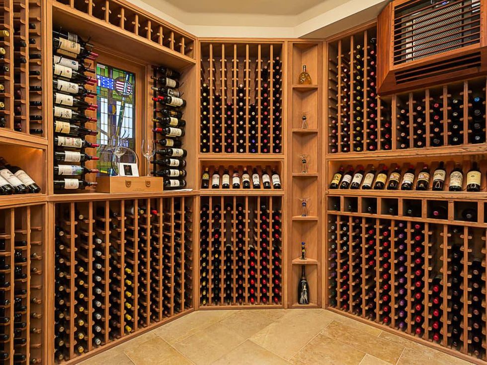 5221 Musket Cove Austin house for sale wine room