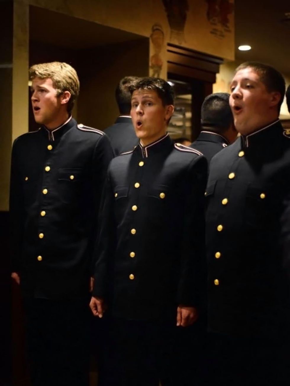 595 at George H.W. Bush's 90th birthday party April 2014 at Palm Houston