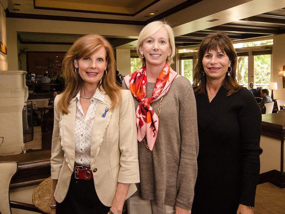 7 Alyce Alston party April 2013 Sally Dowell, Molly Sherman and Cathy Brock