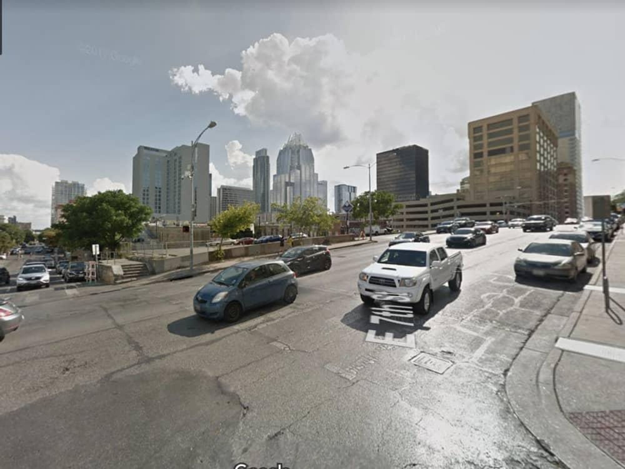 7th and trinity streets downtown austin