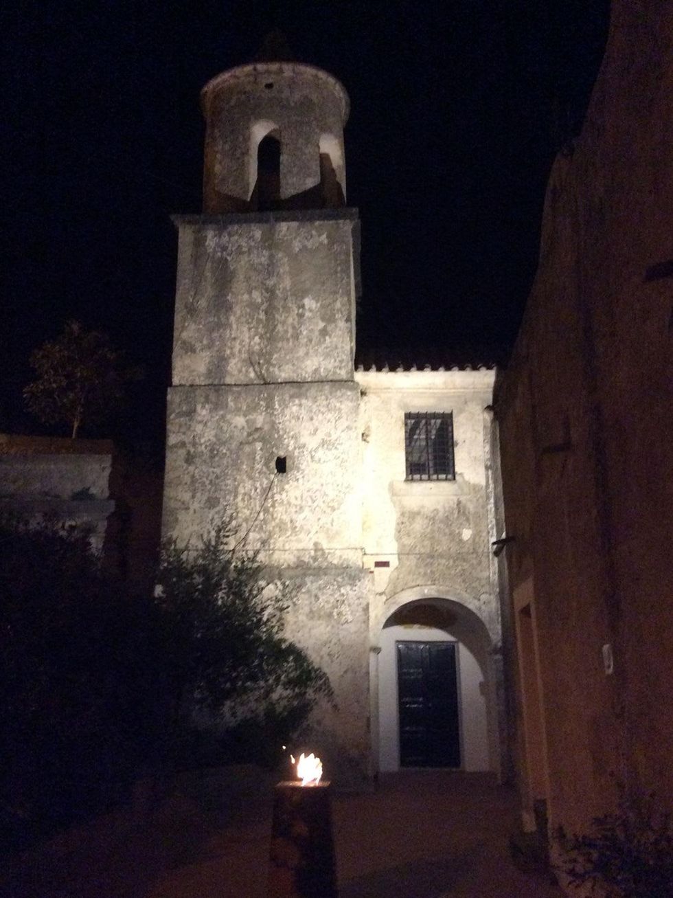 8 Jane Howze Italy trip Amalfi Coast hotel September 2014 Monastero Santa Rosa by night