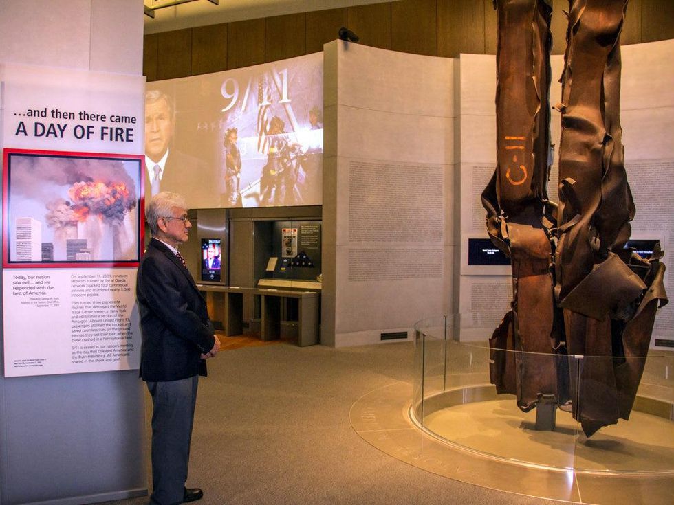 9 11 exhibit at George W. Bush Presidential Center in Dallas