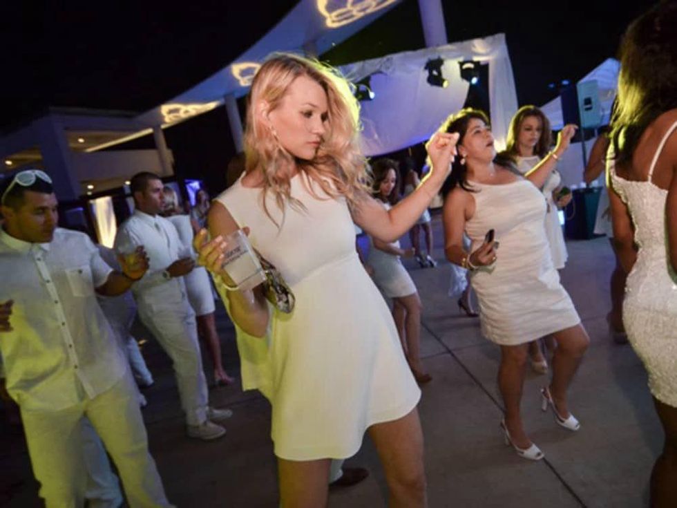 9901 One of the largest social events in Austin, The White Party brings huge crowds to drink and dance in support of LifeWorks
