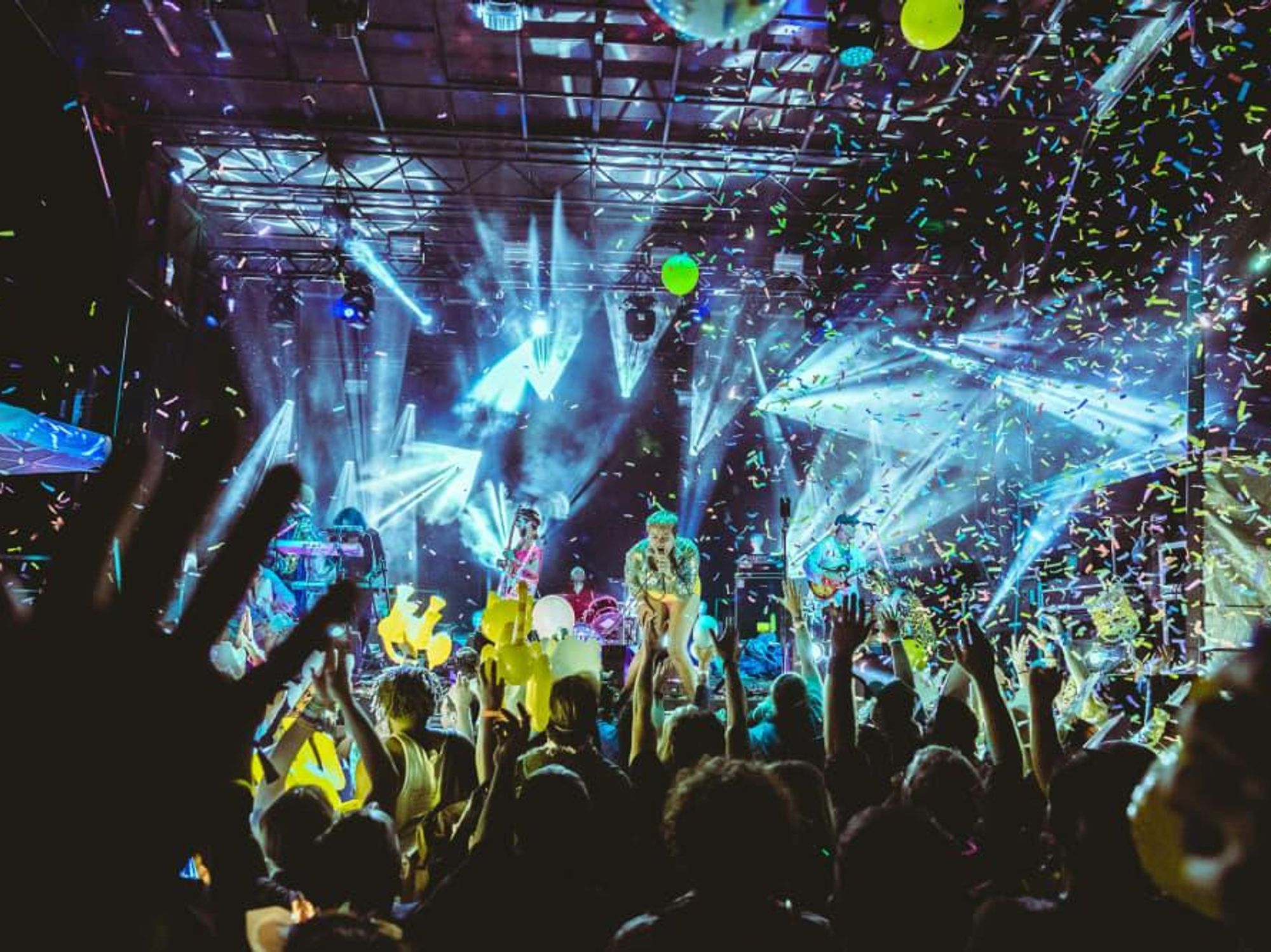 A performance at UTOPiAfest outside of Austin