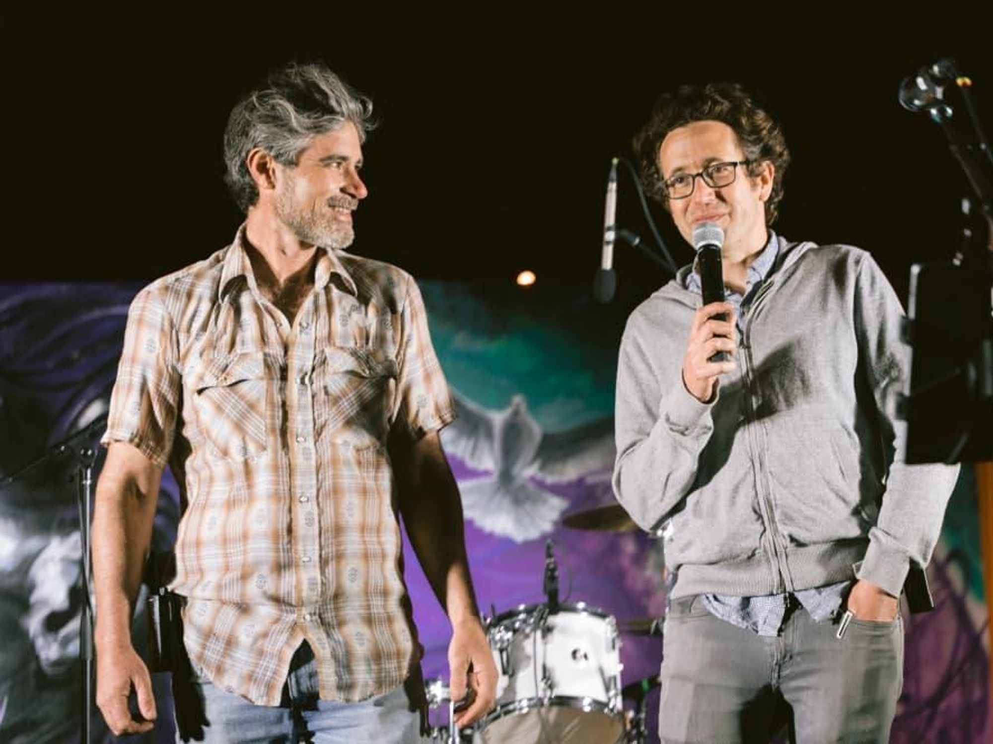 Aaron Brown and Lenny Barszap