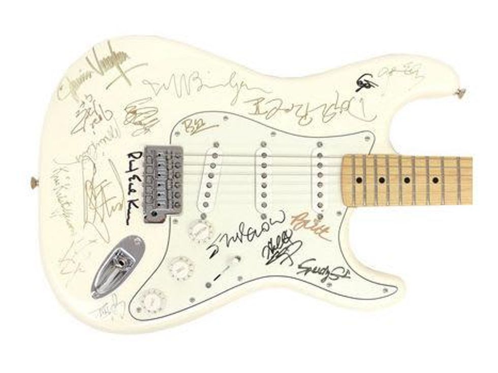 ACL 40th Anniversary Autographed Guitar