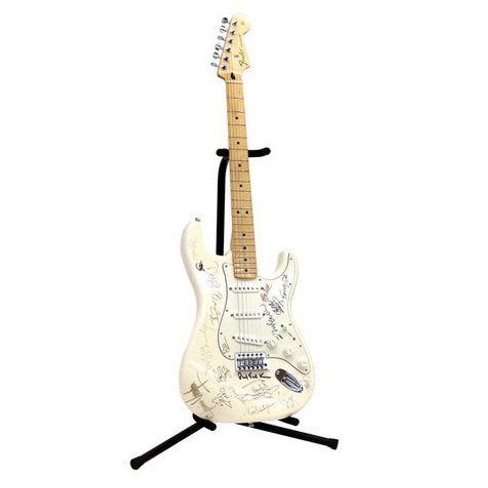 ACL 40th Anniversary Autographed Guitar