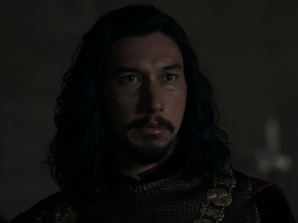 Adam Driver in The Last Duel