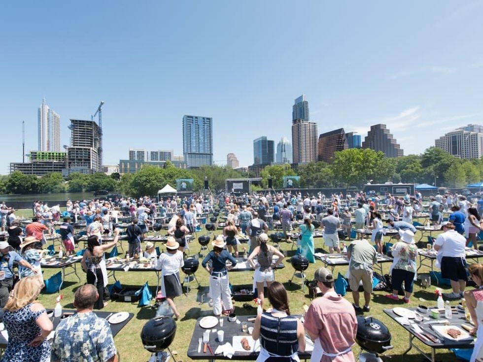 AFWF hands-on grilling Tim Love