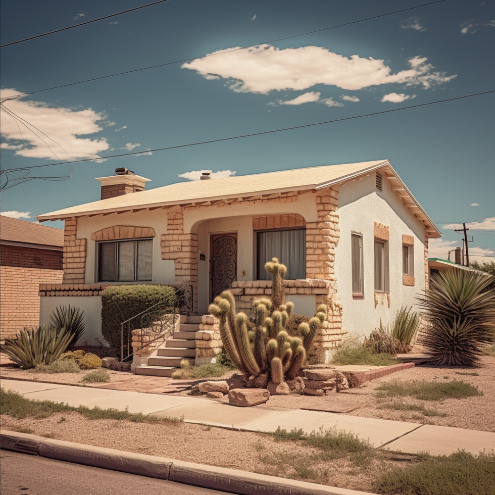 AI generated home in El Paso