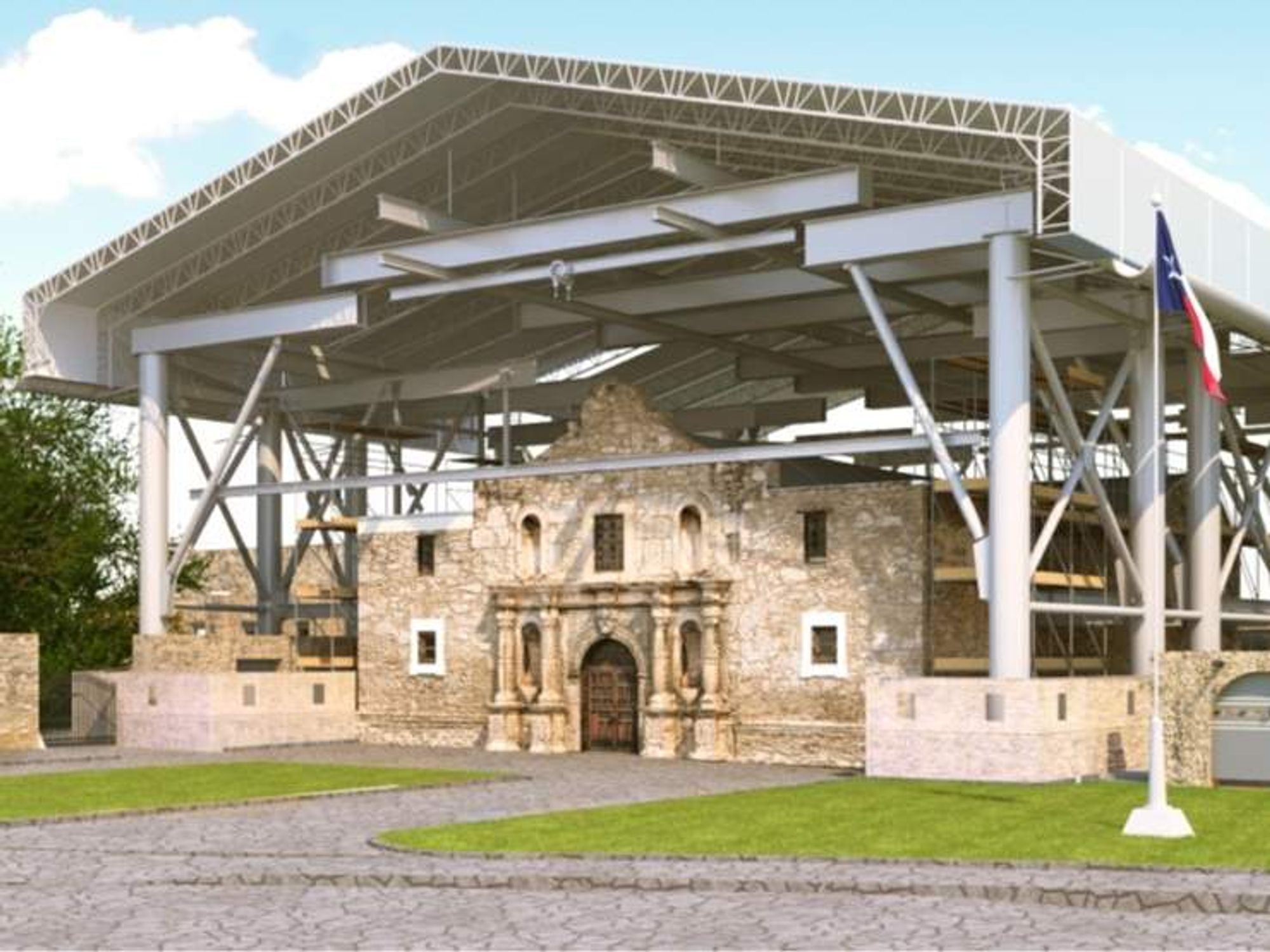 Alamo enclosure