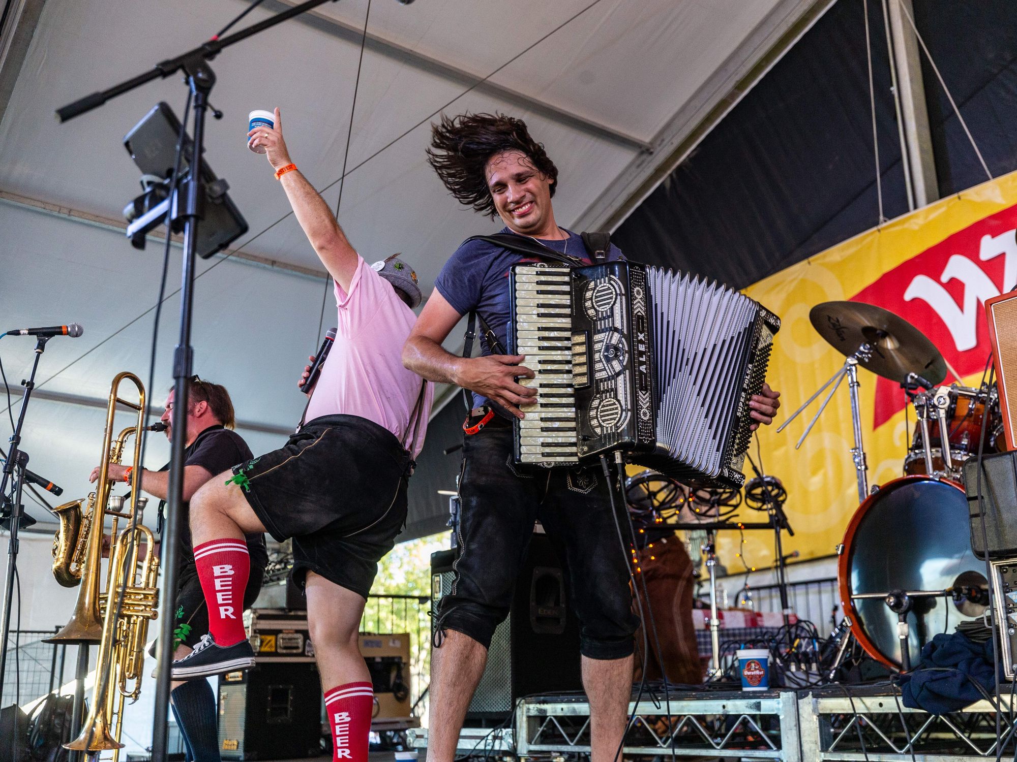 Alex Meixner at Wurstfest