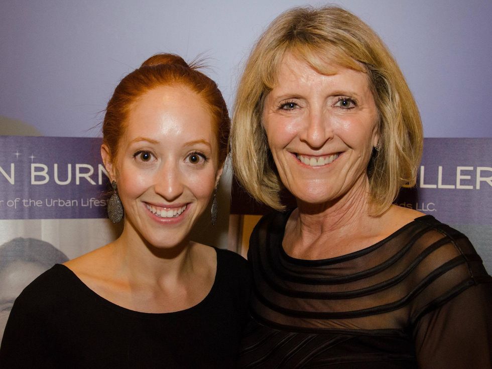 Alex Winkelman and Carol Adams at Dancing With the Stars preview in Austin