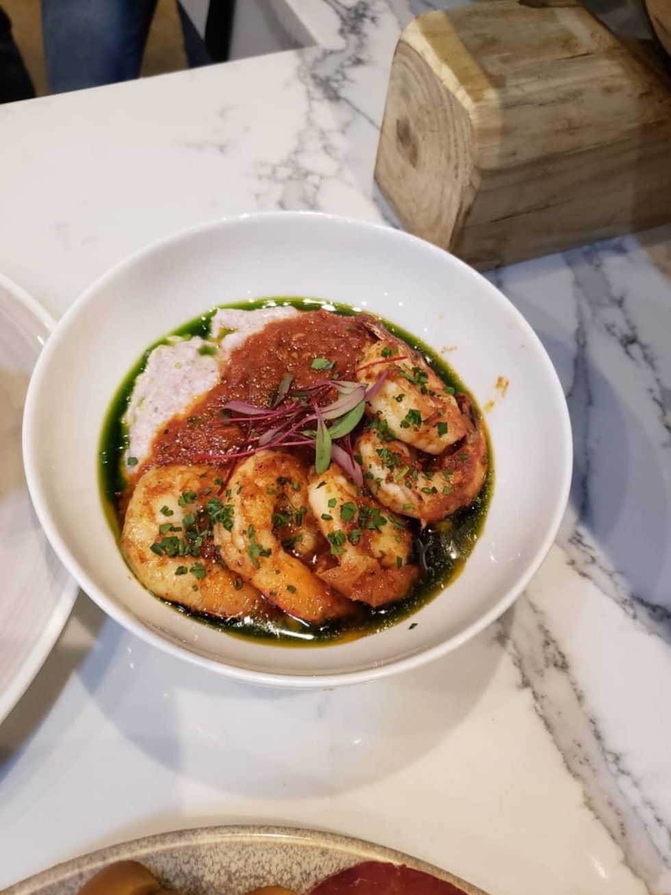 Alice's Treaty Oak shrimp grits