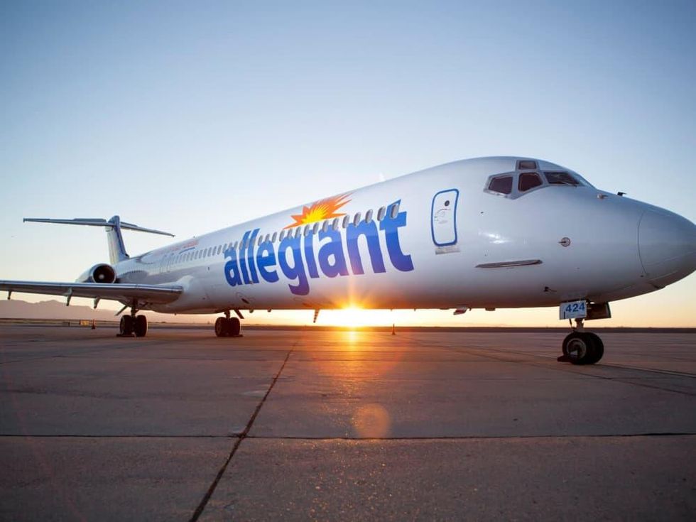 Allegiant Air plane