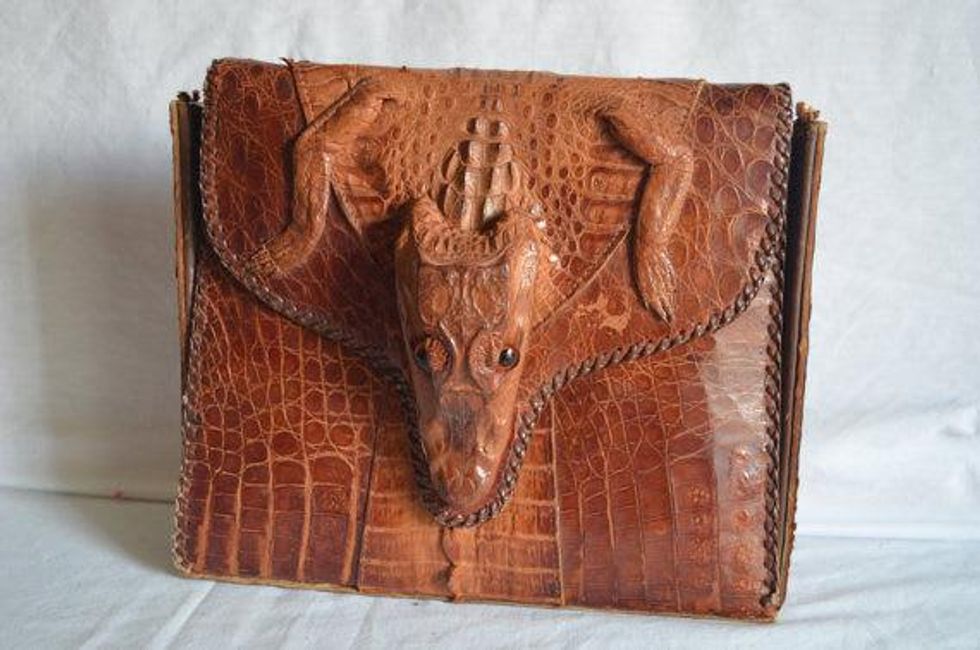 Alligator Head Purse