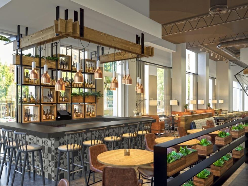 Aloft Element Hotel restaurant 2017