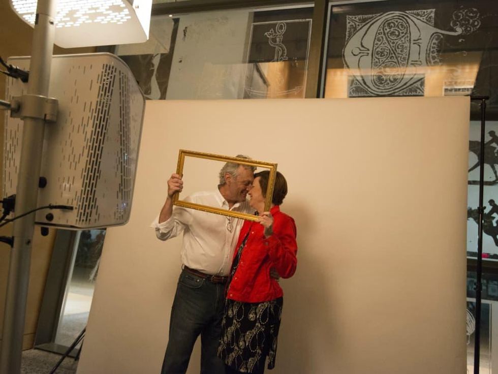 Ampersand Harry Ransom Center spring 2016 photo booth cute couple