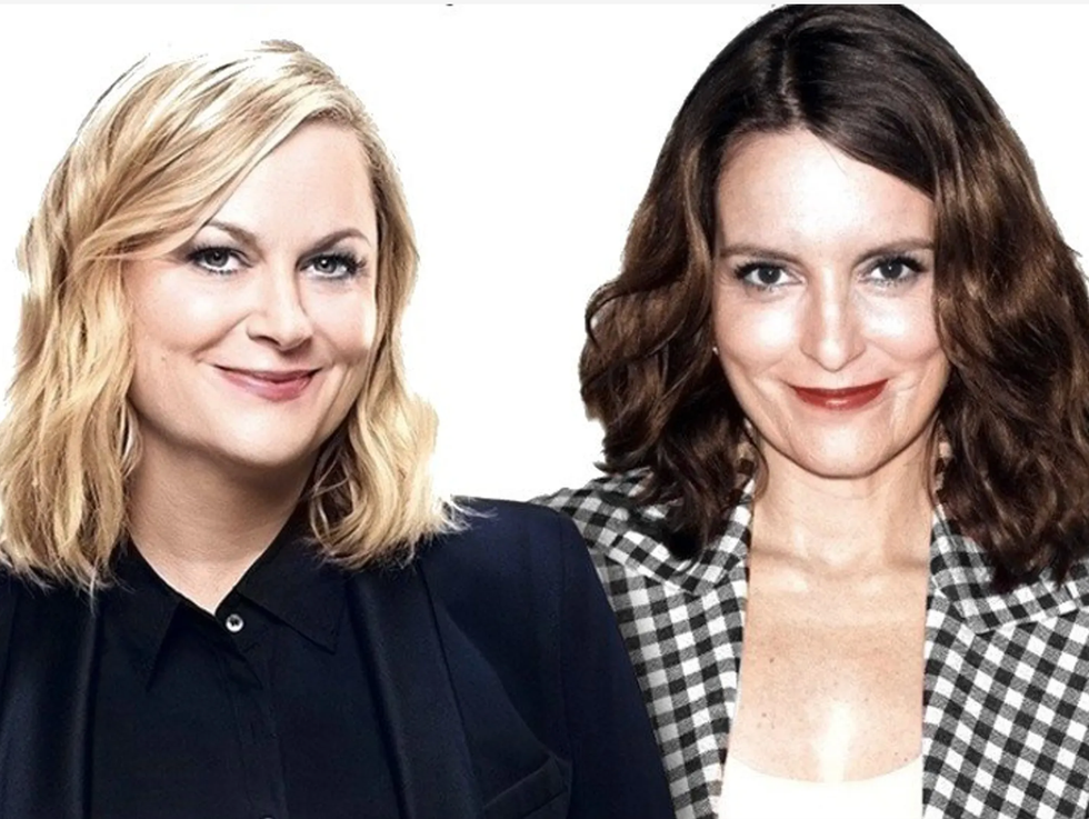 Amy Poehler and Tina Fey
