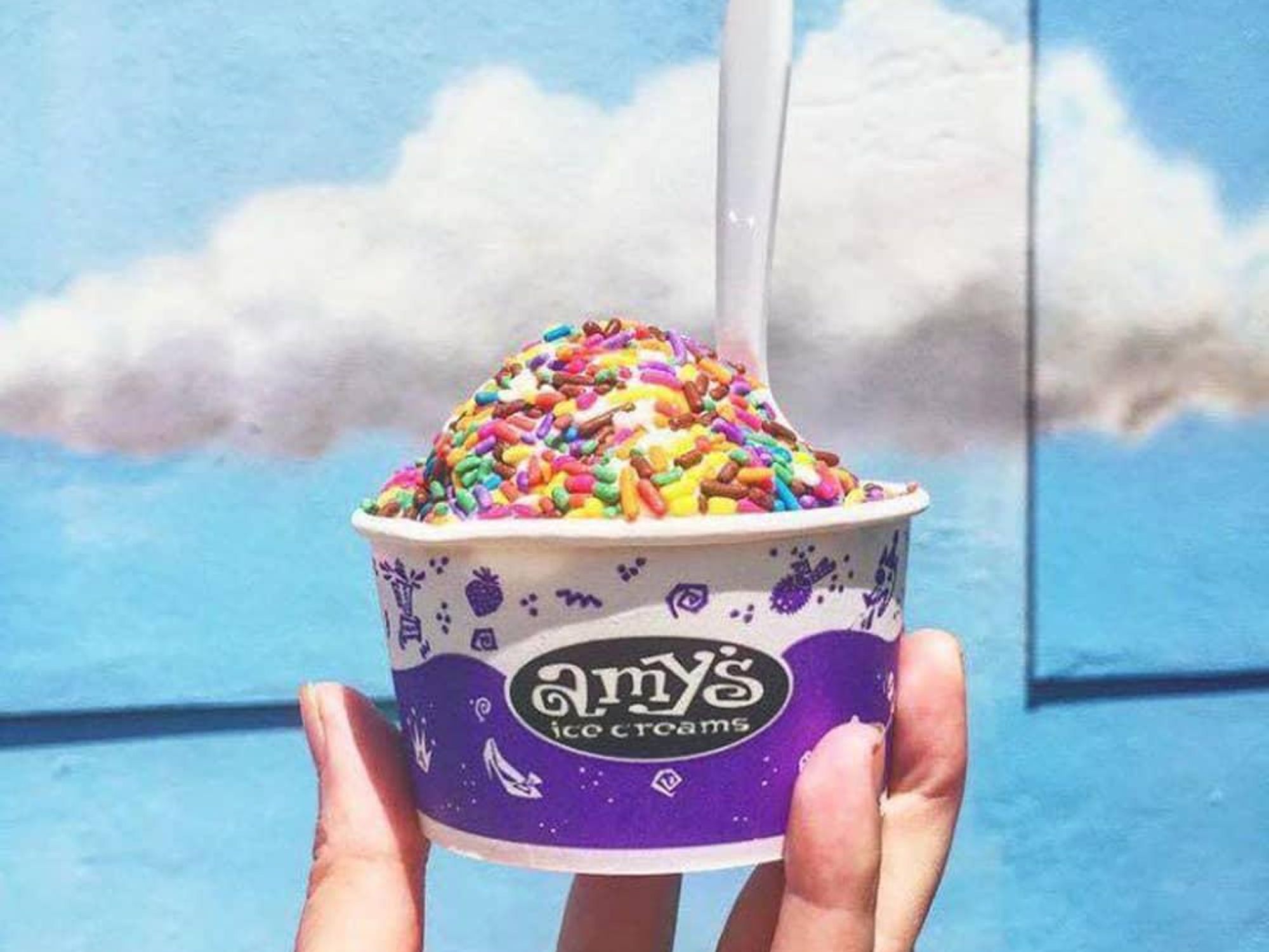 Amy's Ice Cream sprinkles