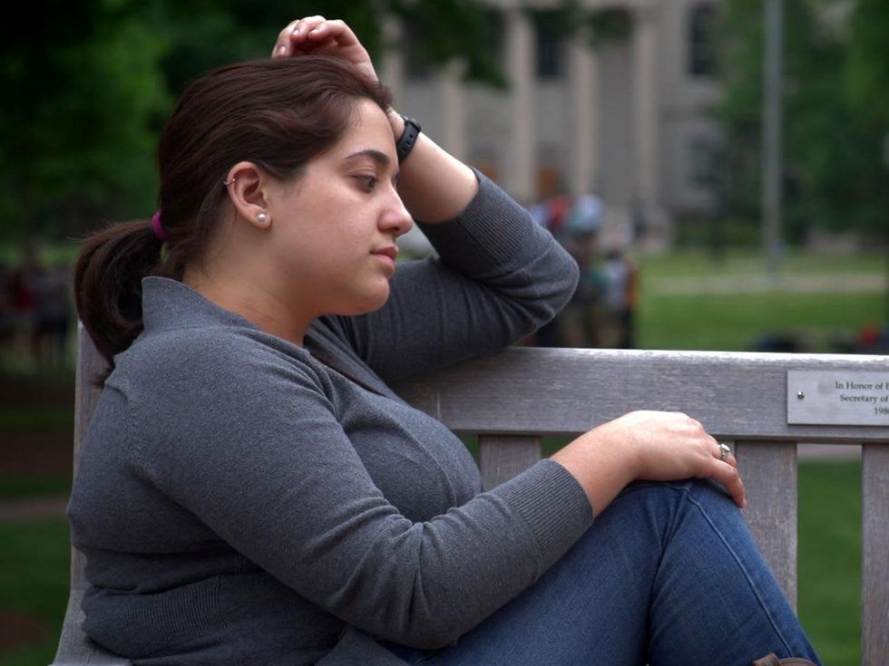 Andrea Pino in The Hunting Ground