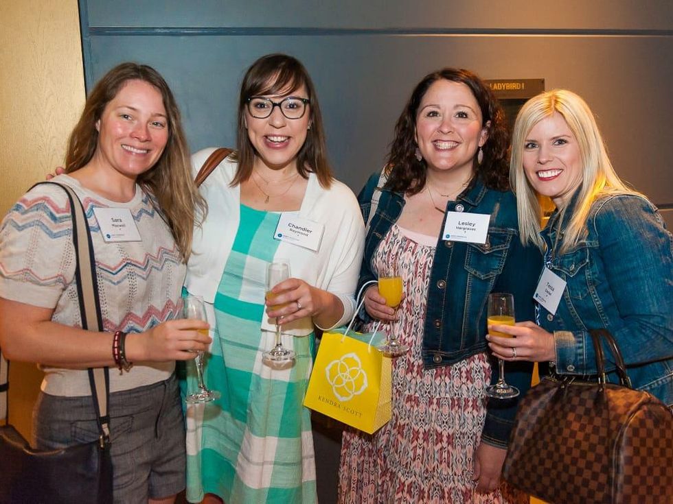 Andry Roddick Foundation Opportunity Matters Luncheon Hotel Van Zandt April 2016 Sara Maxwell Chandler Raymond Lesley Hargraves Tessa Daniel