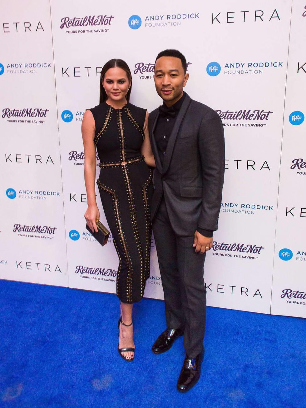 Andy Roddick Foundation Gala 2016 Chrissy Teigen John Legend