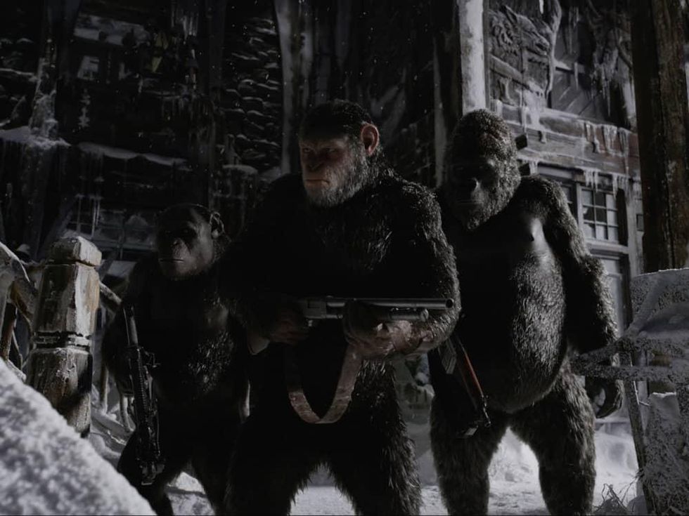 Andy Serkis as Caesar in War for the Planet of the Apes