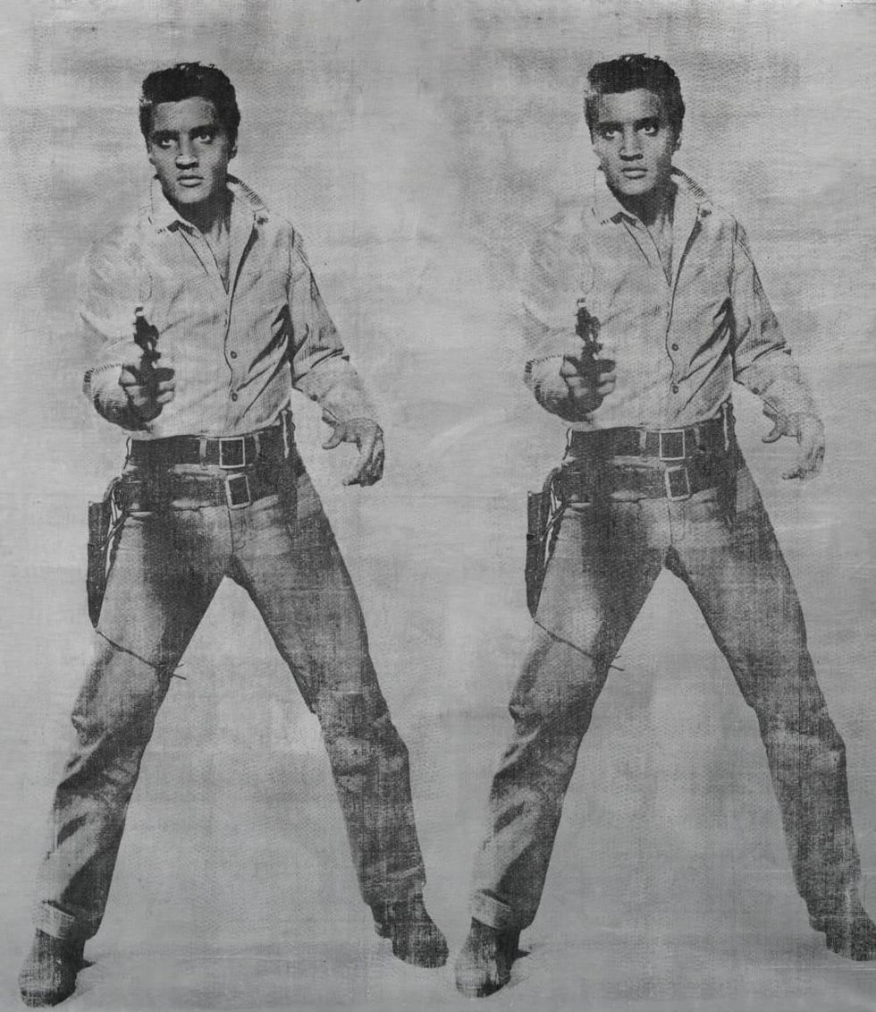 Andy Warhol, "Elvis 2 Times," Anne Marion