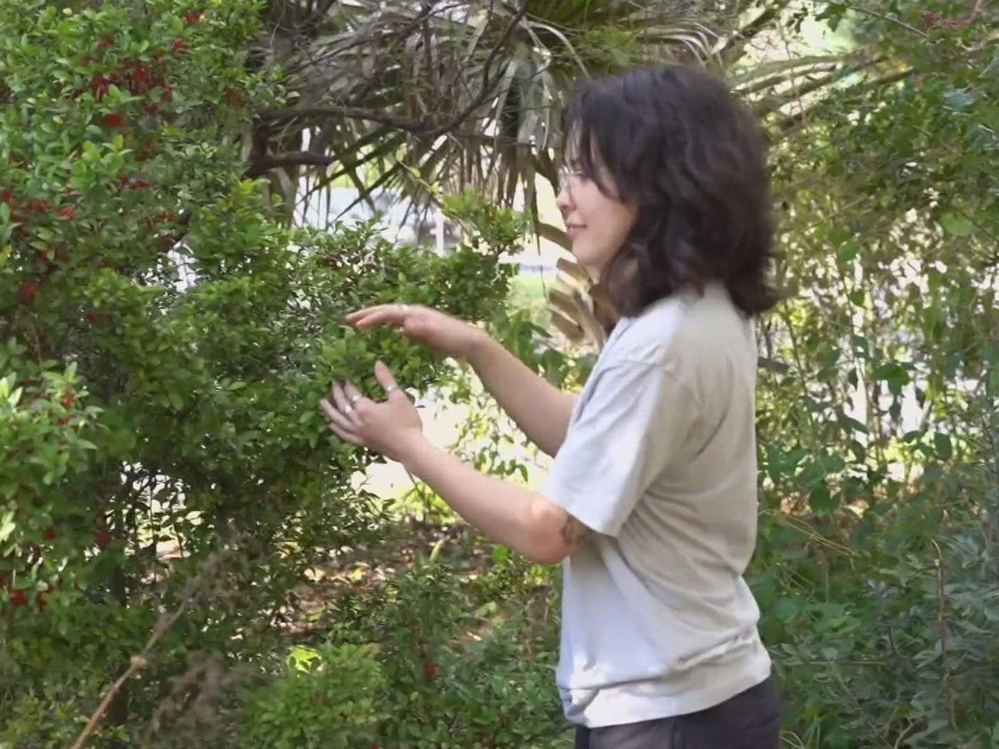 Angelina Alanis at Festival Beach Food Forest