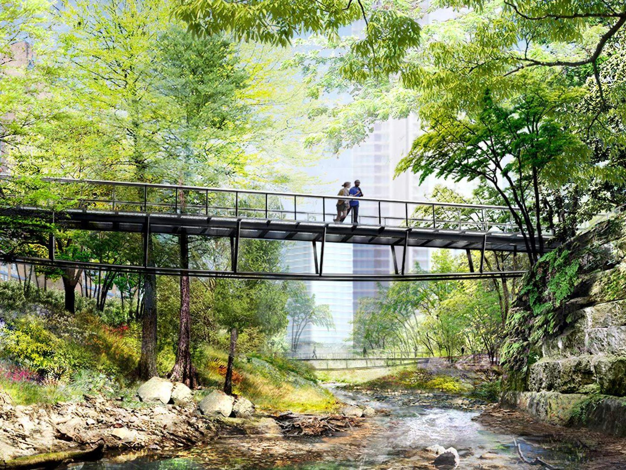 Ann and Roy Butler Hike and Bike Trail Confluence