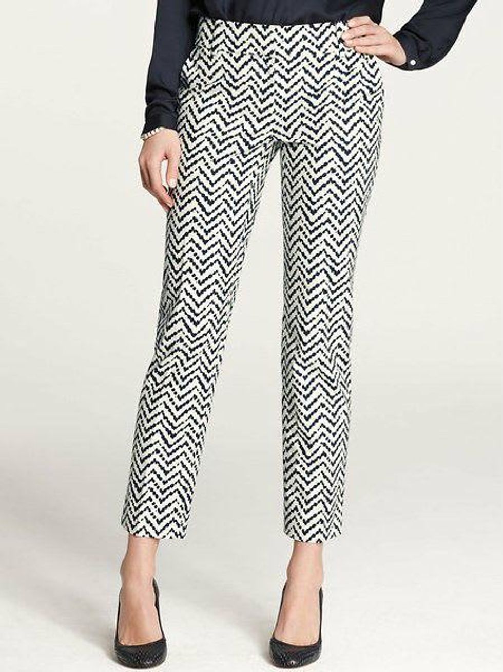 ann taylor chevron ankle plants