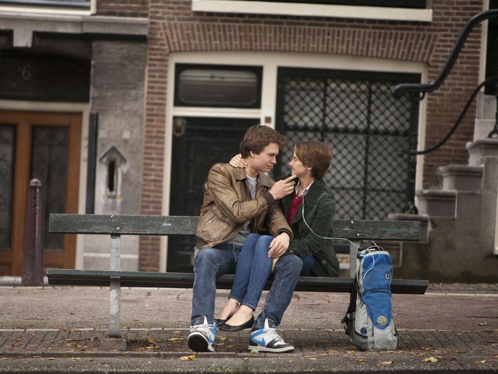 Ansel Elgort and Shailene Woodley in The Fault in Our Stars