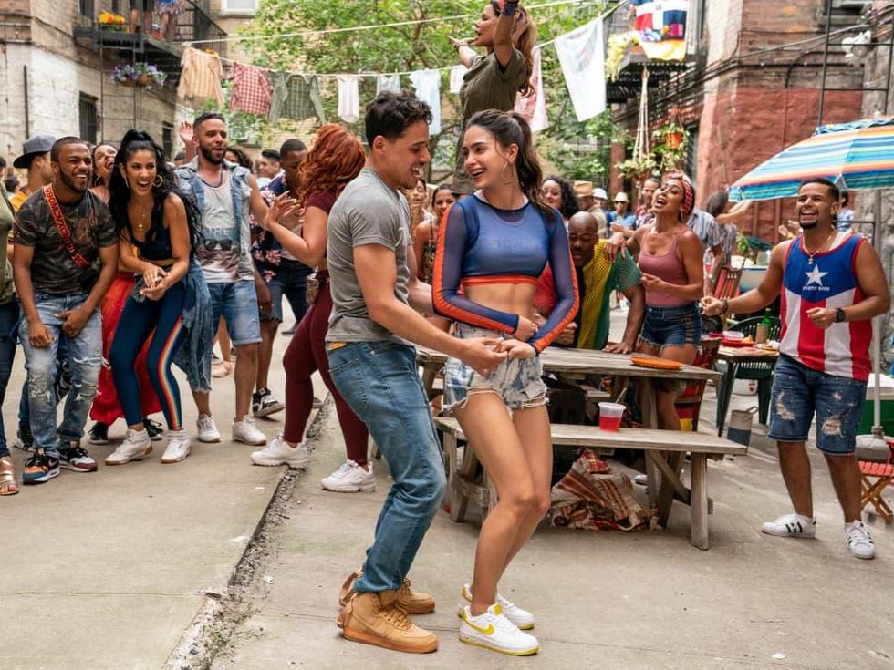 Anthony Ramos and Melissa Barrera in In the Heights