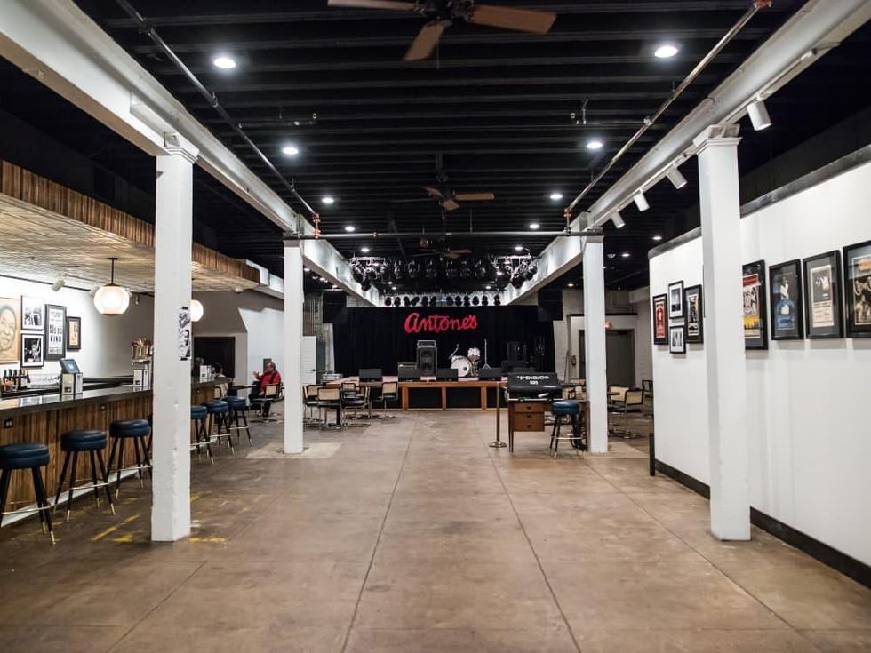 Antone's downtown venue Fifth Street 2016 stage interior wide shot